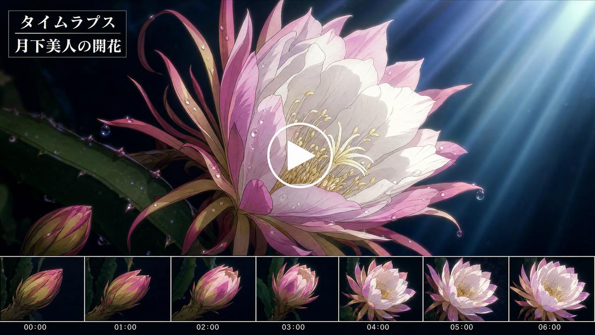 黄色仓库黄色仓库动漫视频-花朵绽放延时摄影